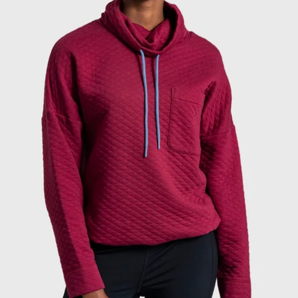 🔵 26) United by Blue Quilted Funnel Neck Pullover NWT size MEDIUM - Picture 1 of 11